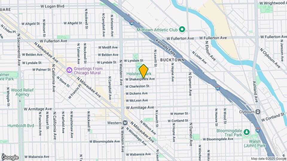 2245 W Shakespeare Ave Map and Location Details