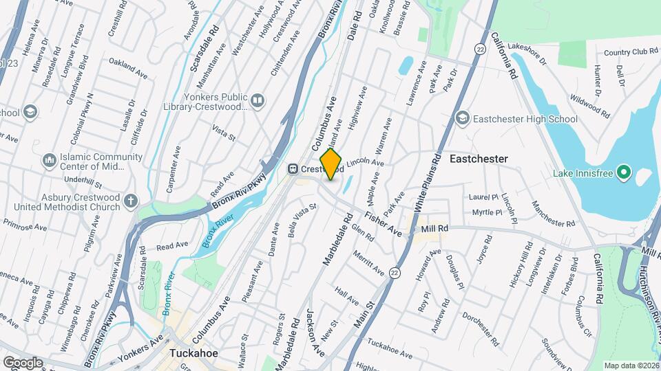 45 Fisher Ave Map and Location Details