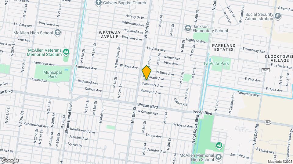 900 Sycamore Ave Map and Location Details