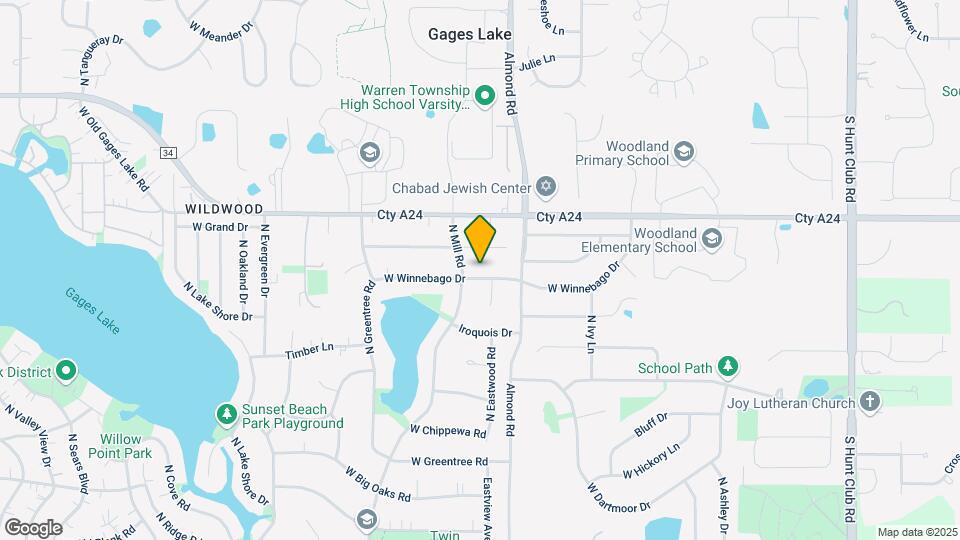 17806 W Winnebago Dr Map and Location Details