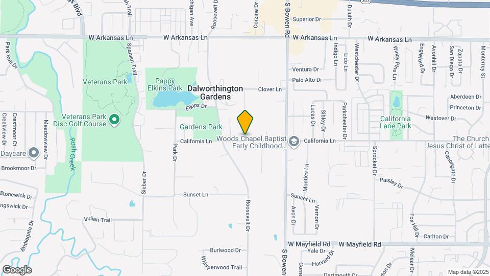 2801 California Ln Map and Location Details