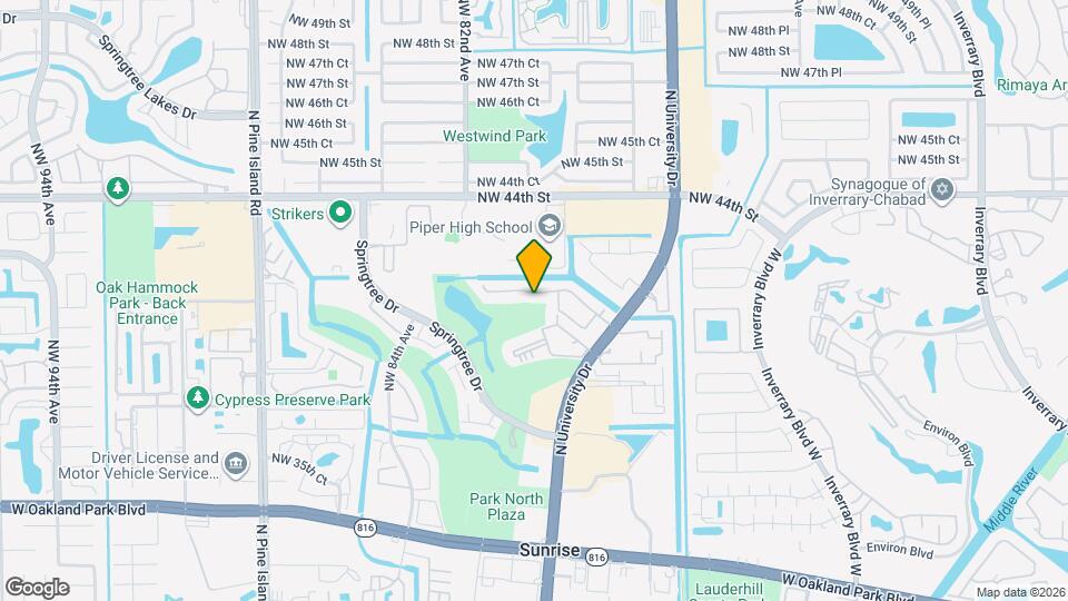 7946 NW 41 Ct Map and Location Details