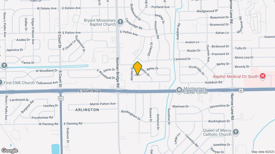 616 Byrne Dr Map and Location Details