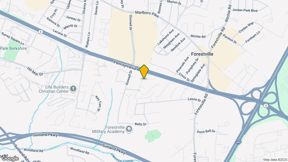 7111 Donnell Pl Mapa y Detalles de la Ubicación