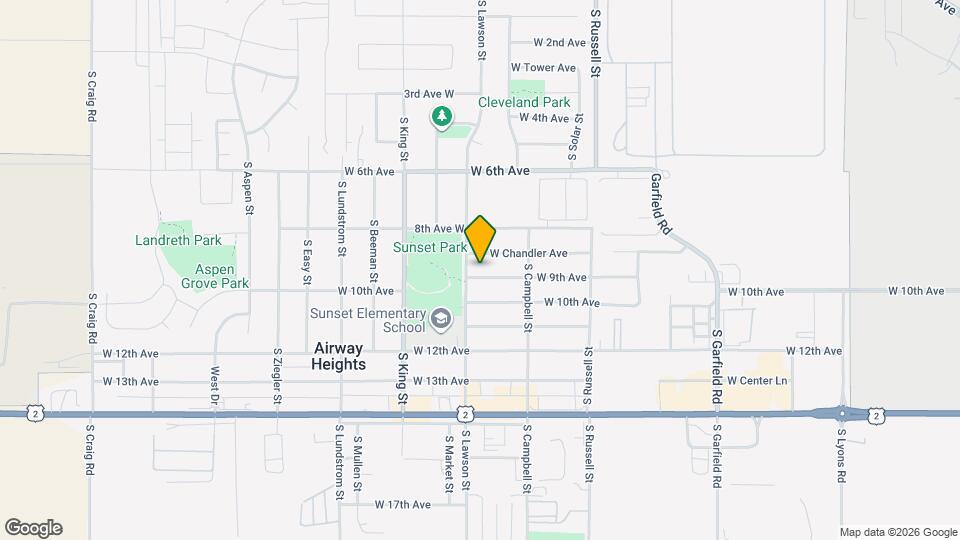 12714 W 9th Ave Map and Location Details