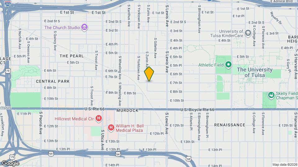 2206 E 7th St Map and Location Details