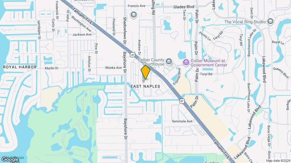 3005 Gordon St Map and Location Details