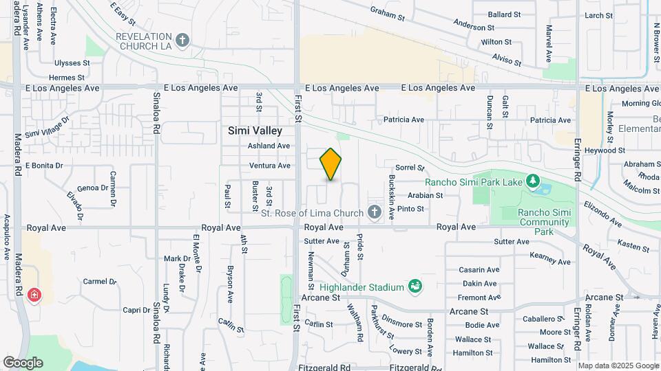 1548 Rose Arbor Ln Map and Location Details