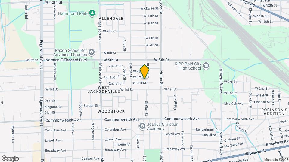 2913 W 2nd St Map and Location Details