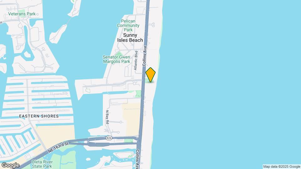 17375 Collins Ave, Unit 1003 Map and Location Details