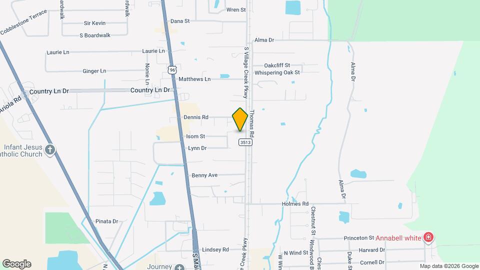 826 S Village Creek Pkwy Map and Location Details