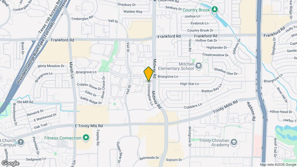 4020 St Christopher Ln Map and Location Details