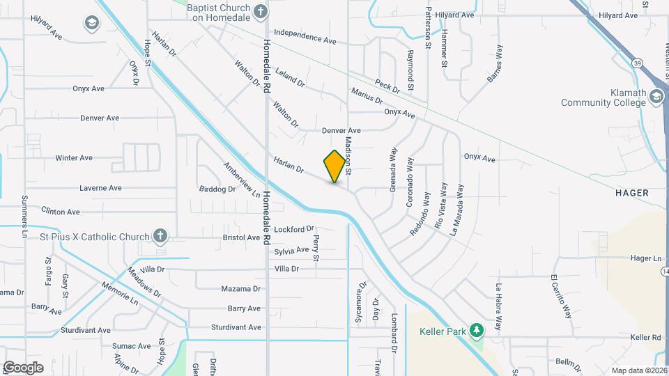 5720 Harlan Dr Map and Location Details