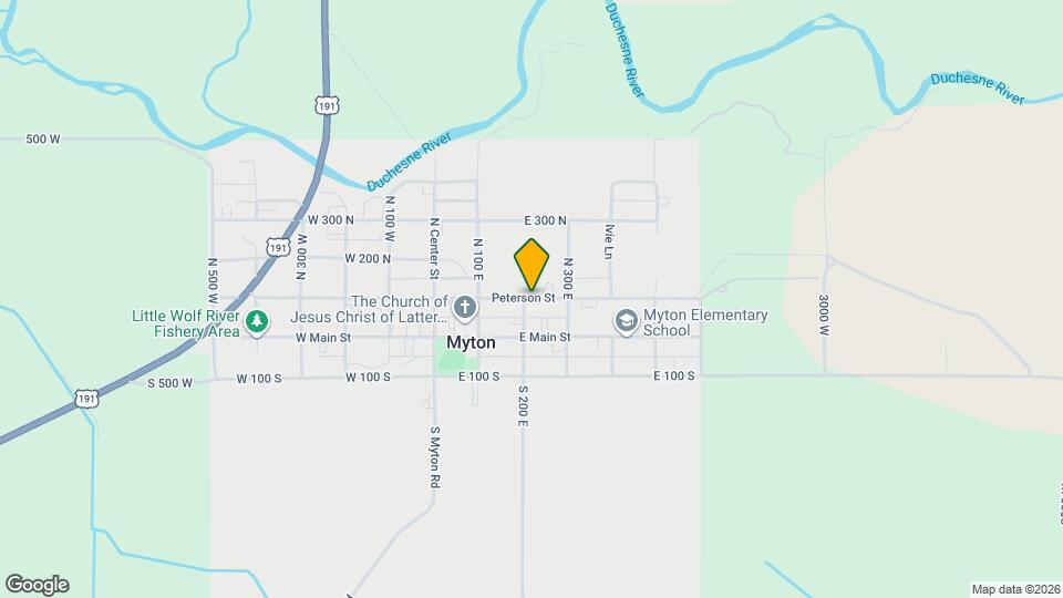 280 E 100 N Map and Location Details