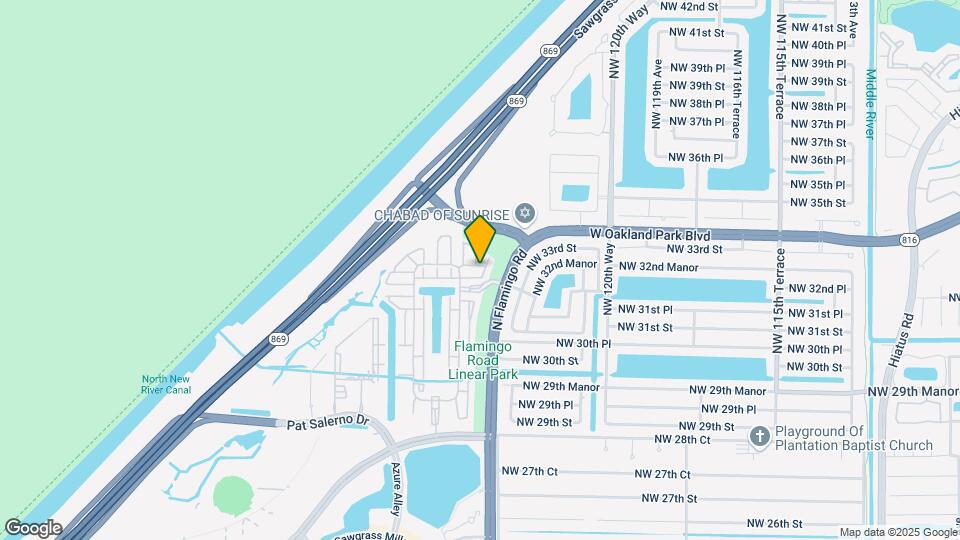 12420 NW 33rd St Map and Location Details