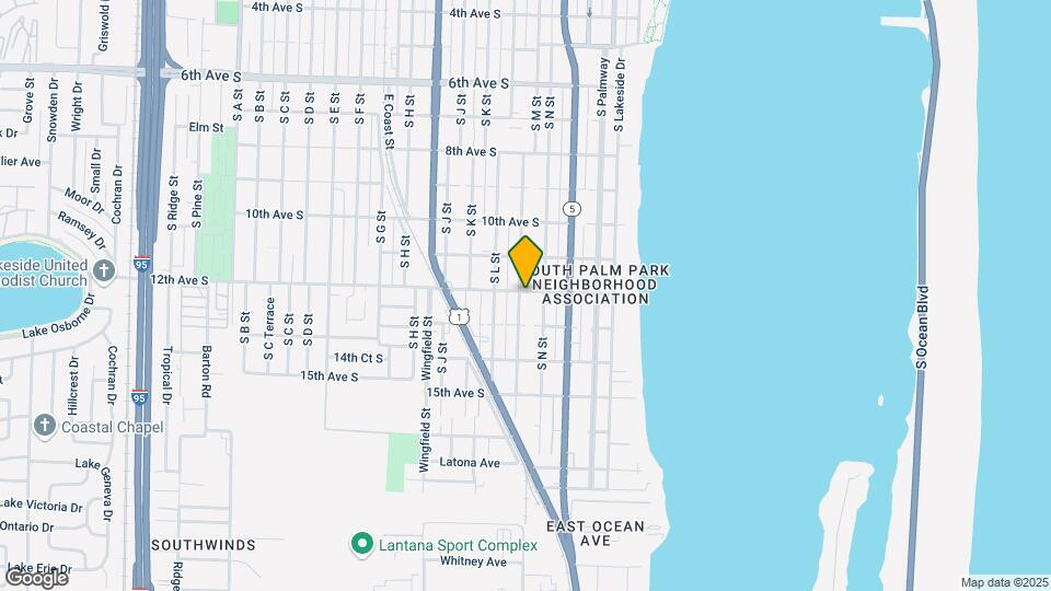 1202 S M St Map and Location Details