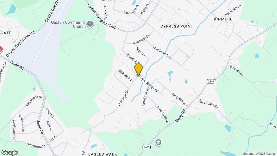 2401 Woodbridge Dr Map and Location Details