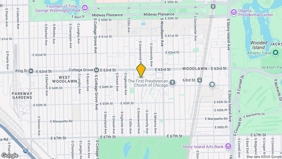 6330 S Greenwood Ave Map and Location Details