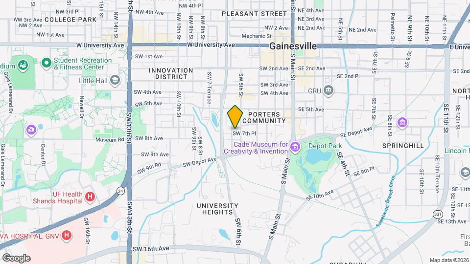 516 SW 7th Pl Map and Location Details