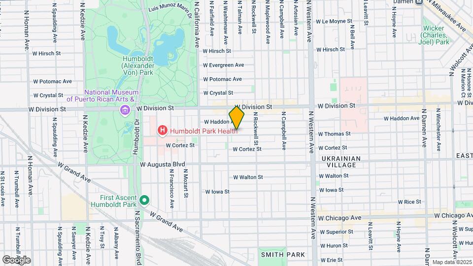 2640 West Thomas Street, Unit First Floor Map and Location Details