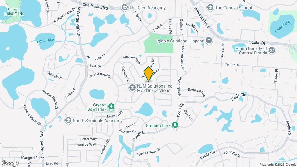 1375 Guinevere Dr Map and Location Details