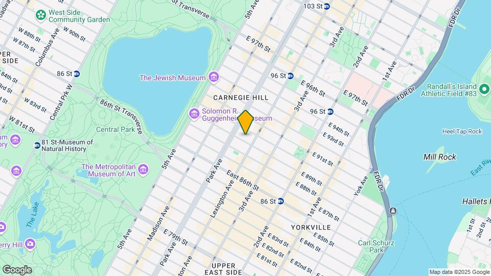 111-115 E 89th St Mapa y Detalles de la Ubicación
