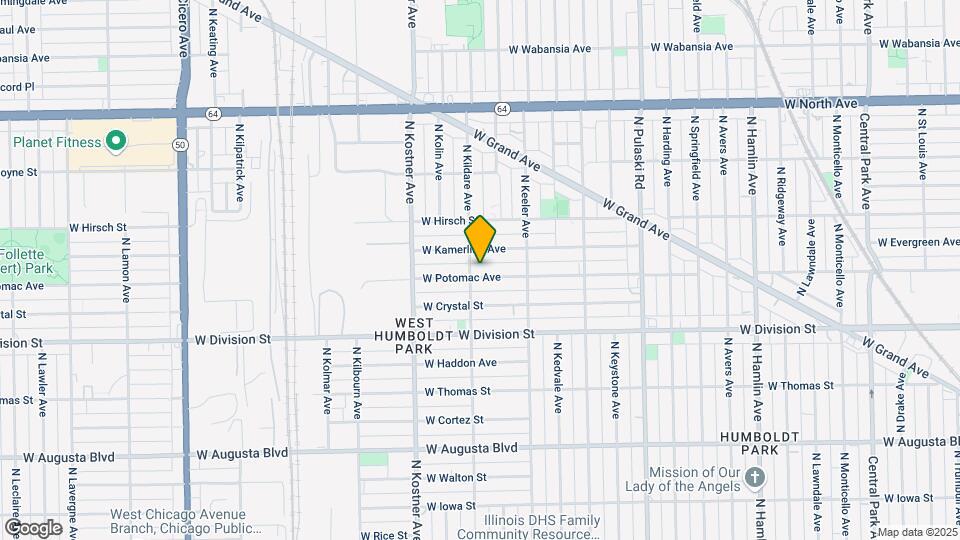 4252 W Potomac Ave Mapa y Detalles de la Ubicación
