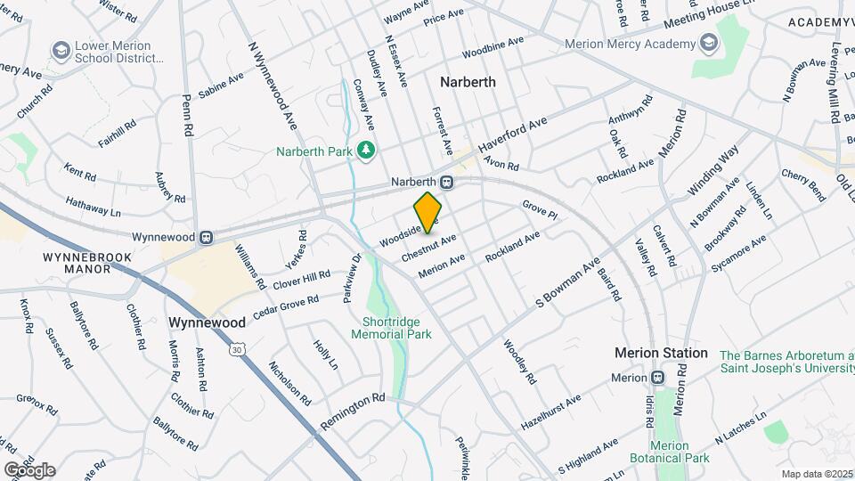 111 Chestnut Ave Map and Location Details