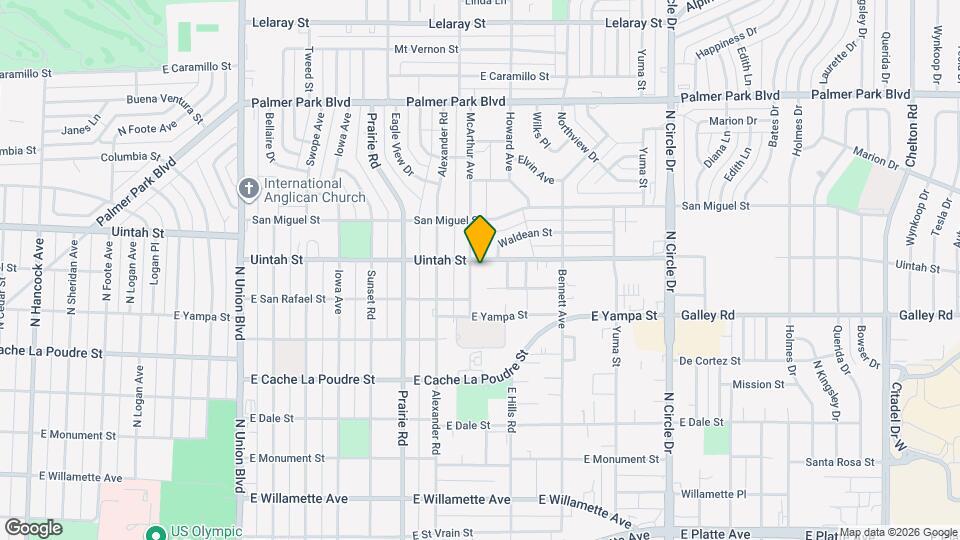 1127 McArthur Ave, Unit A Mapa y Detalles de la Ubicación
