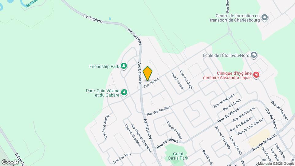 6260 Vézina Rue Map and Location Details