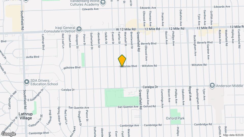 28168 Fairfax St Map and Location Details