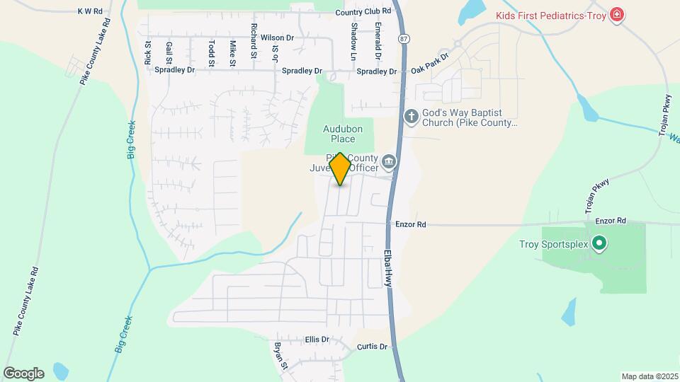 105 Andrew Ave Map and Location Details