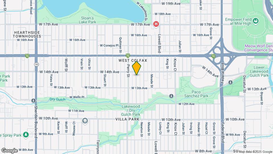 1369 Osceola St Mapa y Detalles de la Ubicación