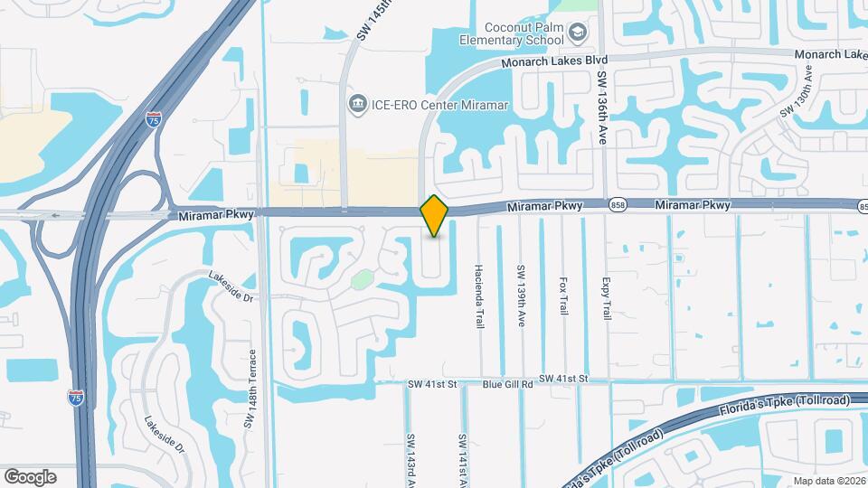 9646 SW 151st Ave Map and Location Details