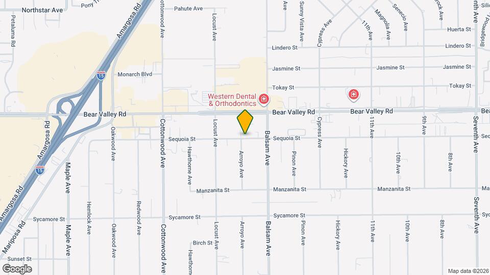 Sequoia Apartments Map and Location Details