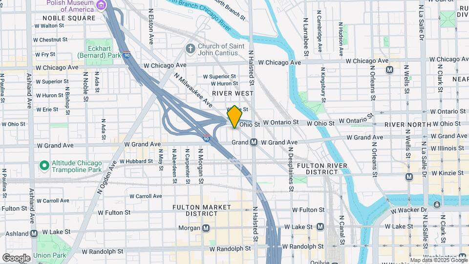 544 N Milwaukee Ave Map and Location Details