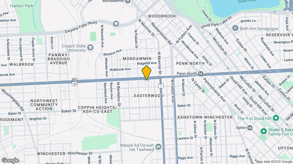 1824 N Payson St Map and Location Details