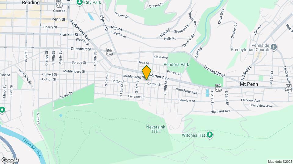 1653 Cotton St Map and Location Details