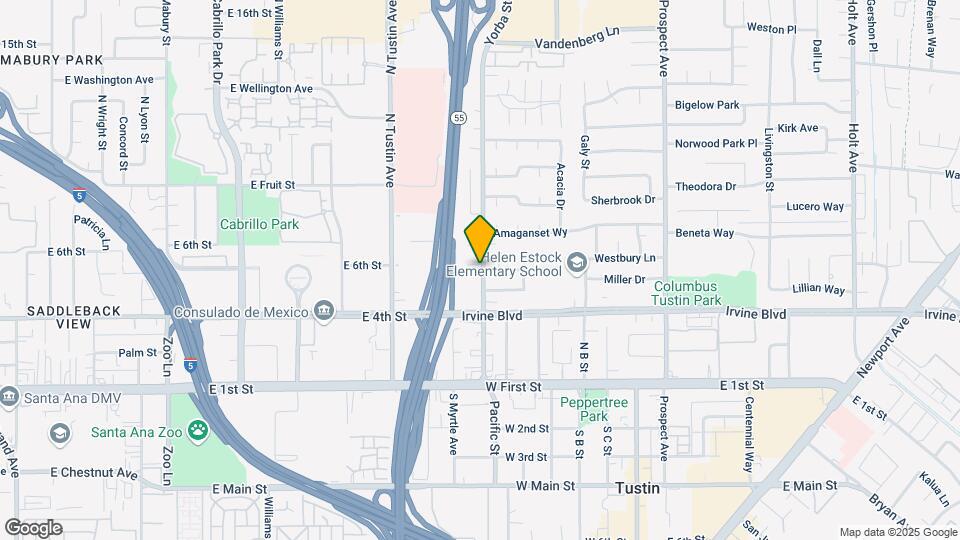 14711 Yorba St Map and Location Details