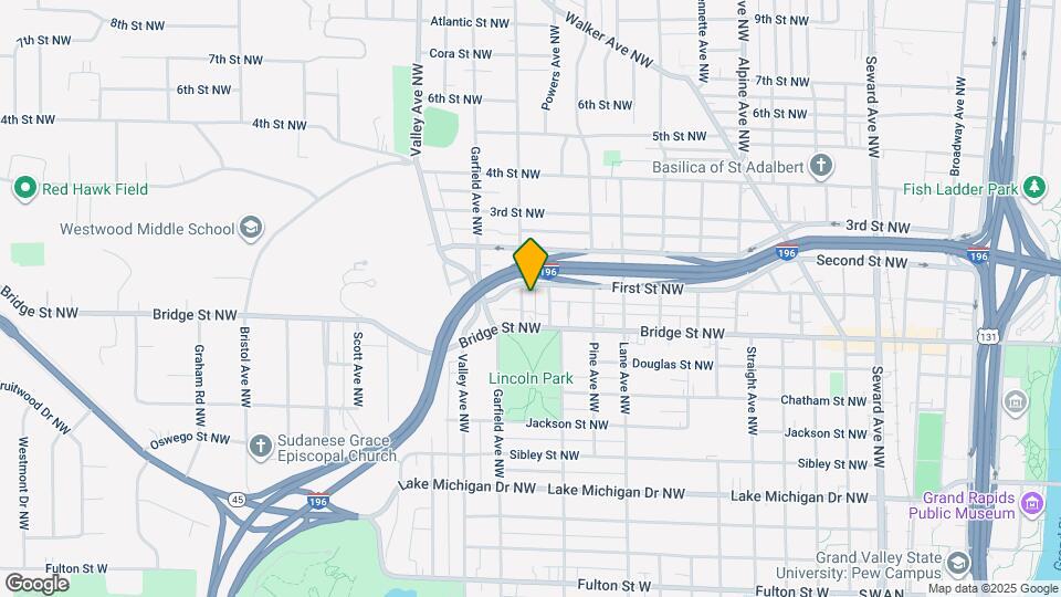 424 Lincoln Ave NW Map and Location Details