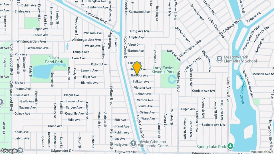 1161 Barbour Ave Map and Location Details