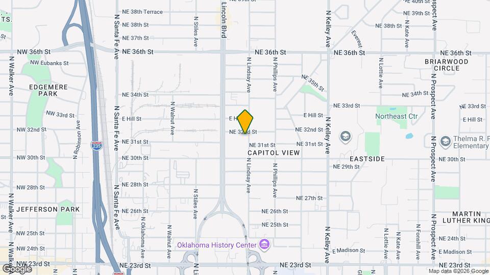 3213 N Lindsay Ave Map and Location Details