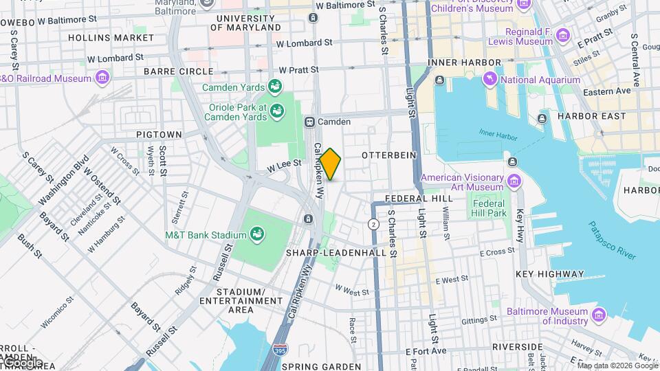 211 W Hill St Map and Location Details