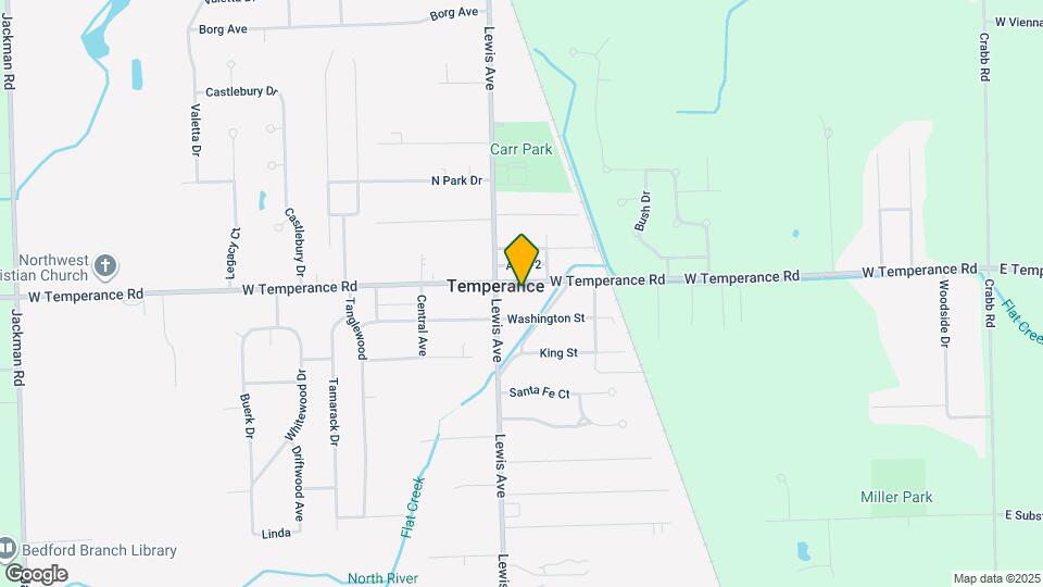 737 W Temperance Rd Map and Location Details