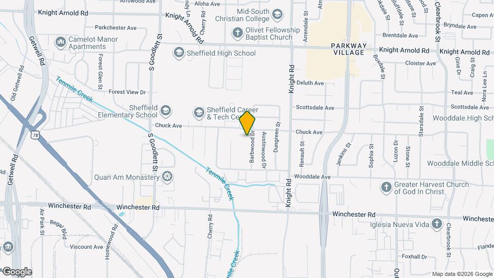 3385 Barbwood Dr Map and Location Details