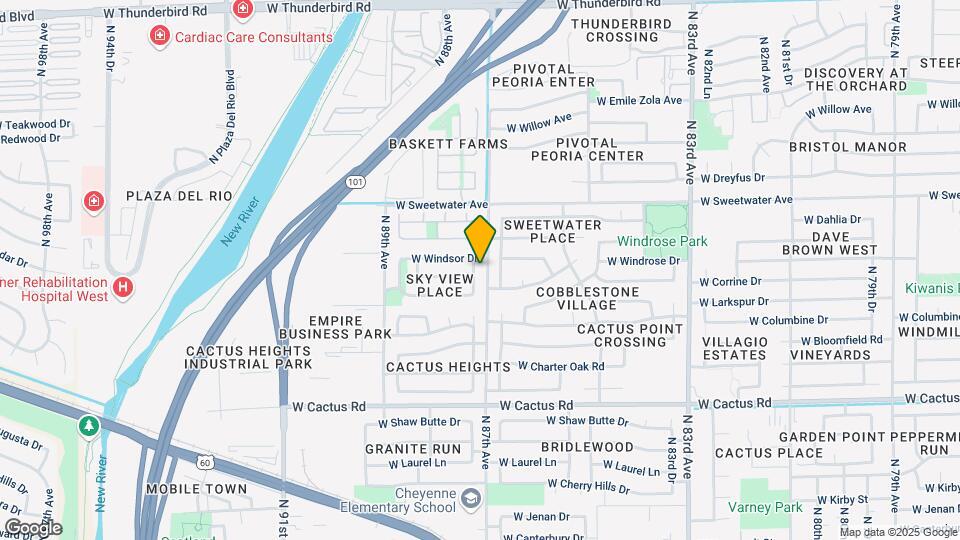 12763 N 87th Dr Map and Location Details