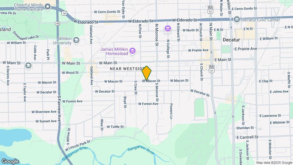683 W Macon St Map and Location Details