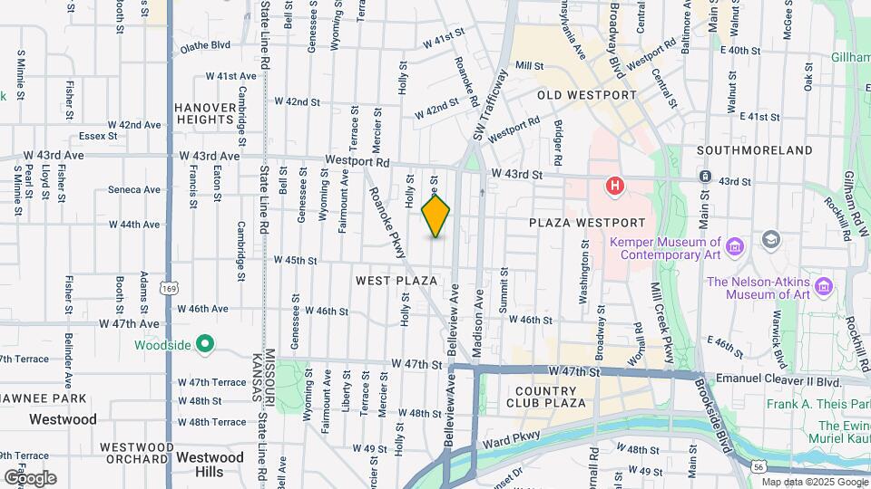 4425 Jarboe St. Map and Location Details