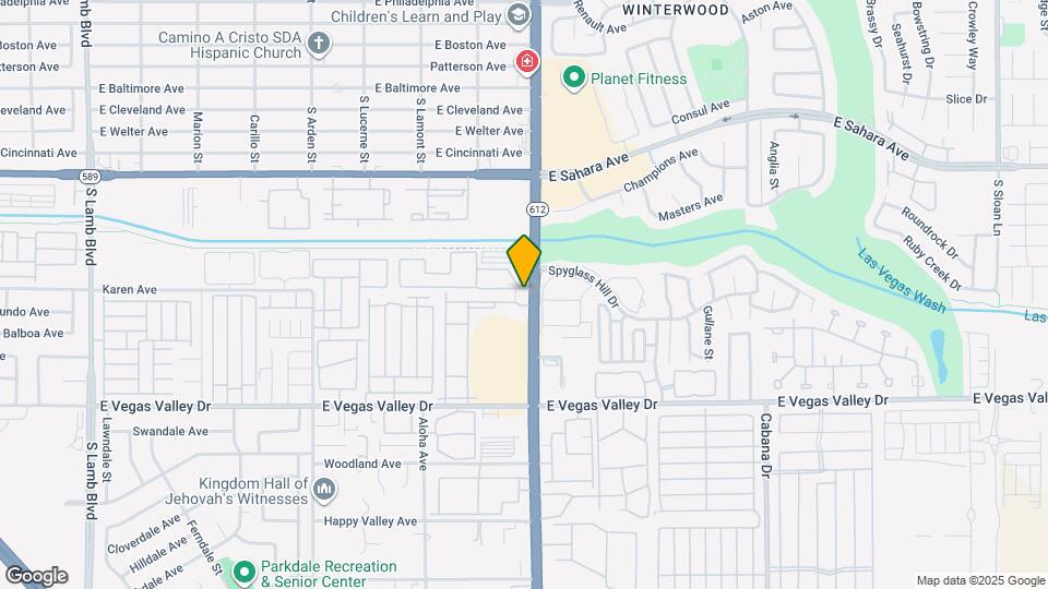 2725 S Nellis Blvd Map and Location Details