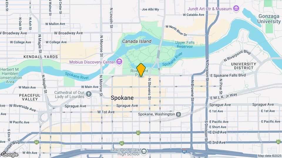 Coeur D'Alene Plaza Mapa y Detalles de la Ubicación
